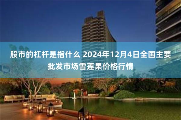 股市的杠杆是指什么 2024年12月4日全国主要批发市场雪莲果价格行情