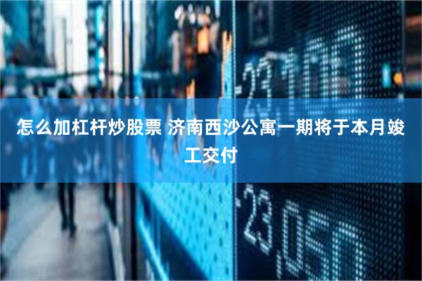 怎么加杠杆炒股票 济南西沙公寓一期将于本月竣工交付