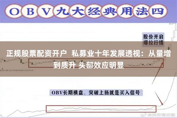 正规股票配资开户  私募业十年发展透视：从量增到质升 头部效应明显