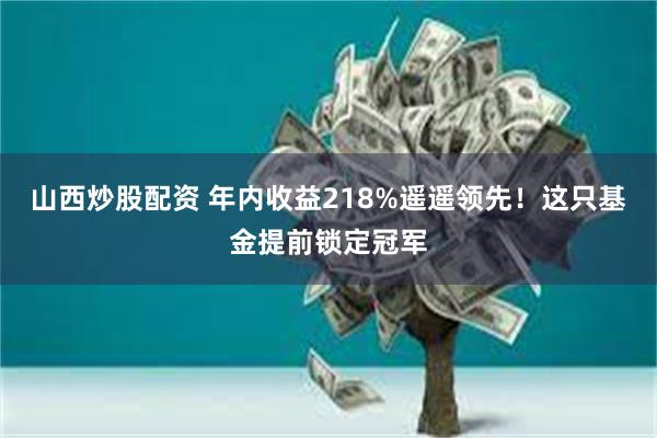 山西炒股配资 年内收益218%遥遥领先！这只基金提前锁定冠军