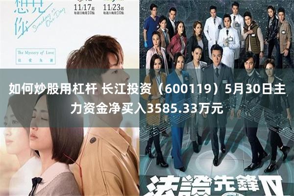如何炒股用杠杆 长江投资（600119）5月30日主力资金净买入3585.33万元