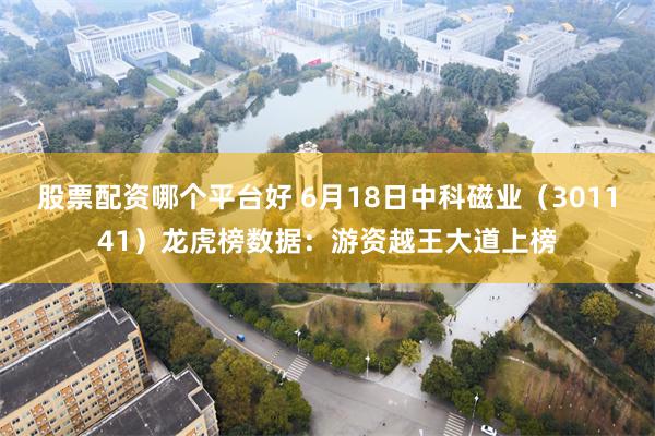 股票配资哪个平台好 6月18日中科磁业（301141）龙虎榜数据：游资越王大道上榜