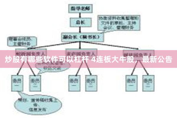 炒股有哪些软件可以杠杆 4连板大牛股，最新公告