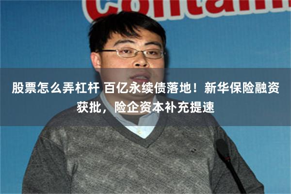 股票怎么弄杠杆 百亿永续债落地！新华保险融资获批，险企资本补充提速