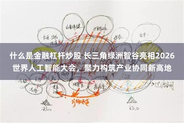 什么是金融杠杆炒股 长三角绿洲智谷亮相2026世界人工智能大会，聚力构筑产业协同新高地