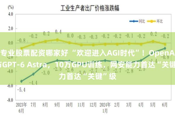 专业股票配资哪家好 “欢迎进入AGI时代”！OpenAI发布GPT-6 Astra，10万GPU训练，网安能力首达“关键”级