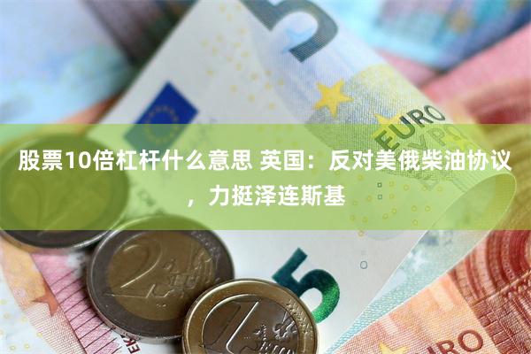 股票10倍杠杆什么意思 英国：反对美俄柴油协议，力挺泽连斯基
