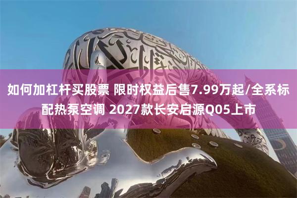 如何加杠杆买股票 限时权益后售7.99万起/全系标配热泵空调 2027款长安启源Q05上市